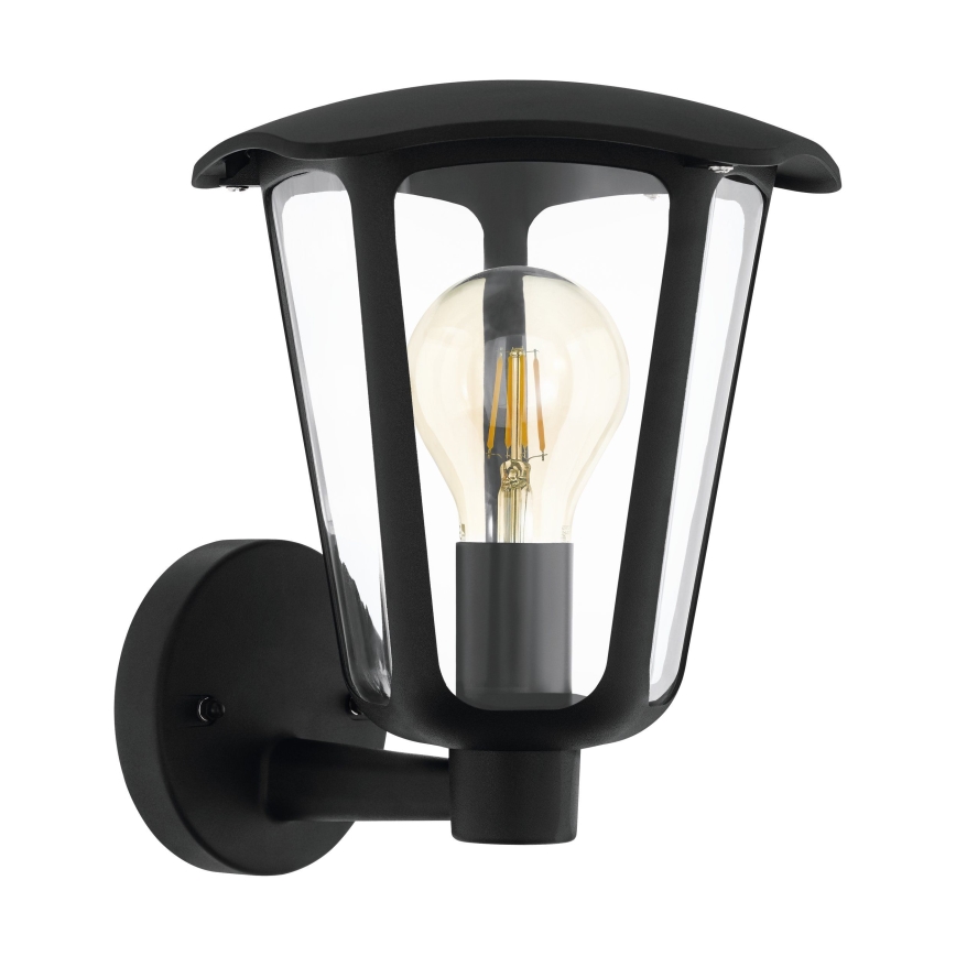 Eglo 98119 - Outdoor wall light MONREALE 1xE27/60W/230V IP44 black