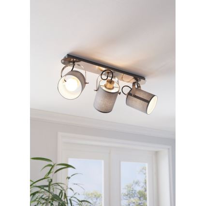 Eglo 98141 - VILLABATE Spotlight 3xE27/10W/230V