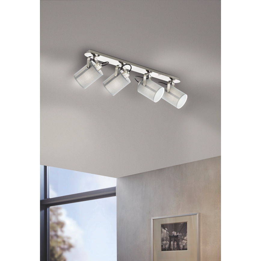 Eglo 98142 - VILLABATE 4-Light Spotlight 4xE27/10W/230V