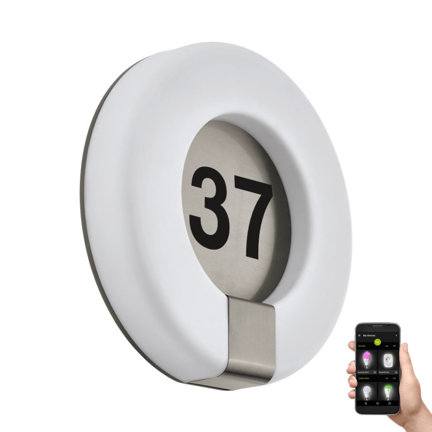 Eglo 98145 - LED RGB House number MARCHESA-C LED/15W/230V IP44