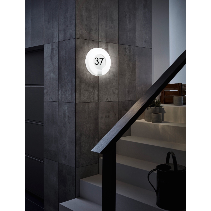 Eglo 98145 - LED RGB House number MARCHESA-C LED/15W/230V IP44