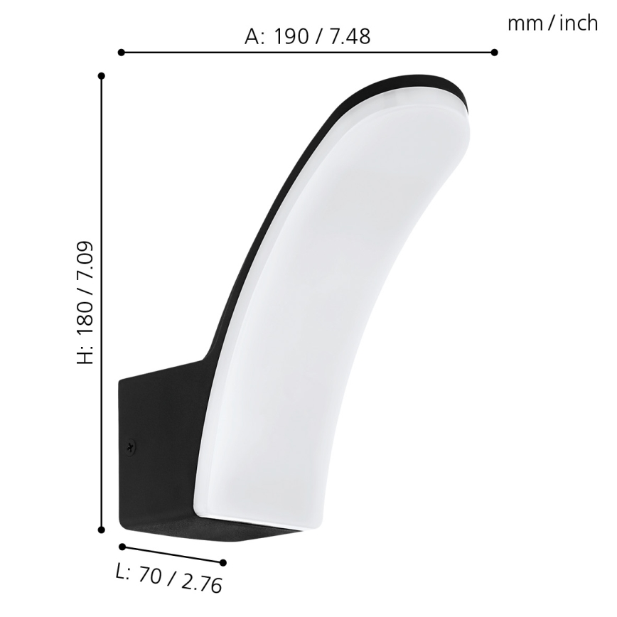 Eglo - LED Outdoor wall light LED/11W/230V IP44