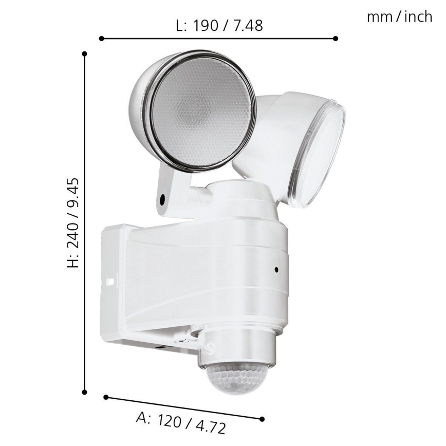 Eglo - LED Outdoor light with sensor 2xLED/4W/4xLR1IP44