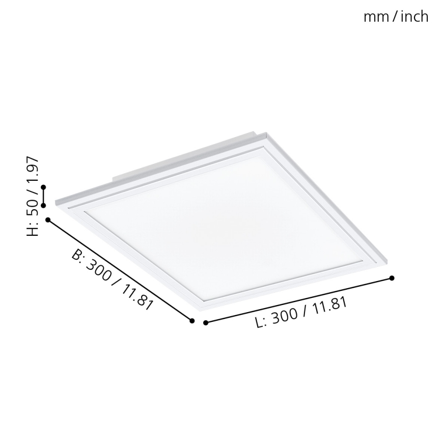 Eglo - LED Dimmable ceiling light LED/14W/230V + remote control
