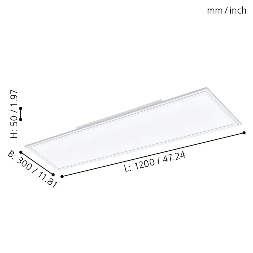 Eglo - LED Dimming panel LED/30W/230V + remote control