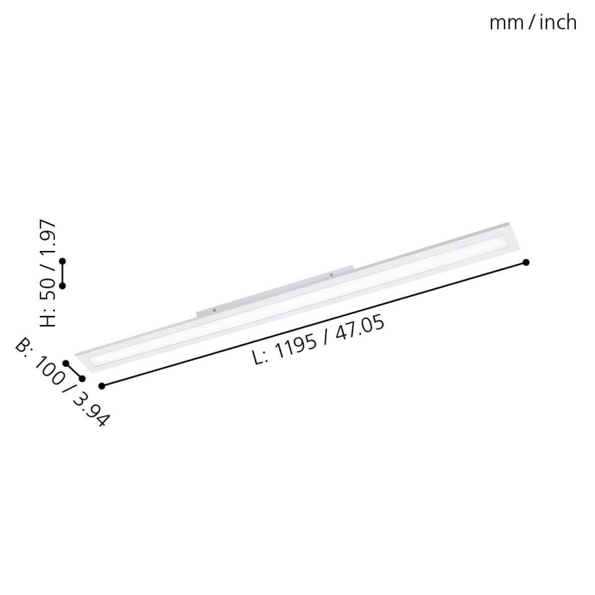 Eglo - LED Dimming panel LED/30W/230V + remote control