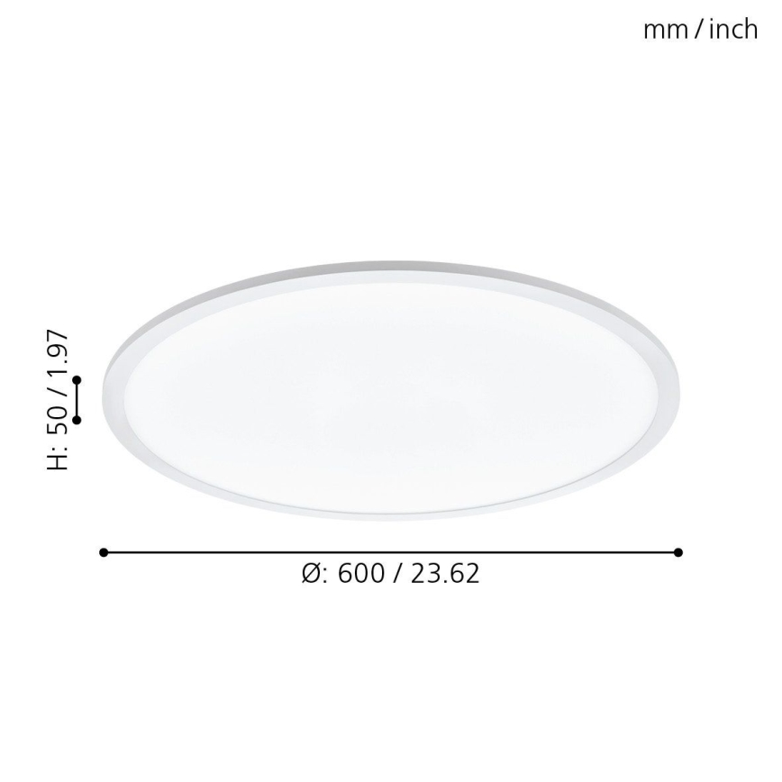Eglo - LED Dimmable ceiling light LED/30W/230V + remote control