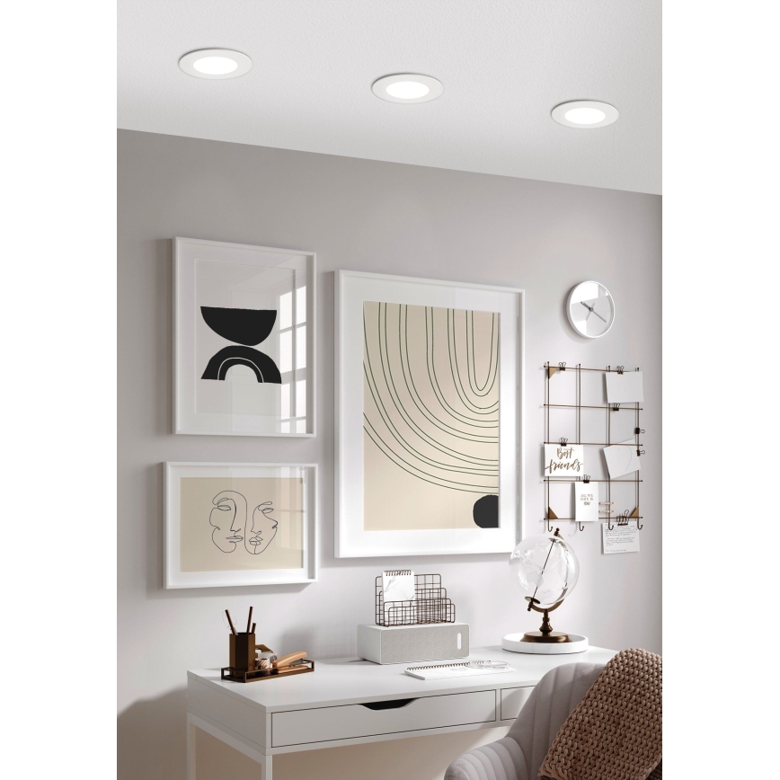 Eglo - LED Dimmable recessed light LED/5W/230V + remote control