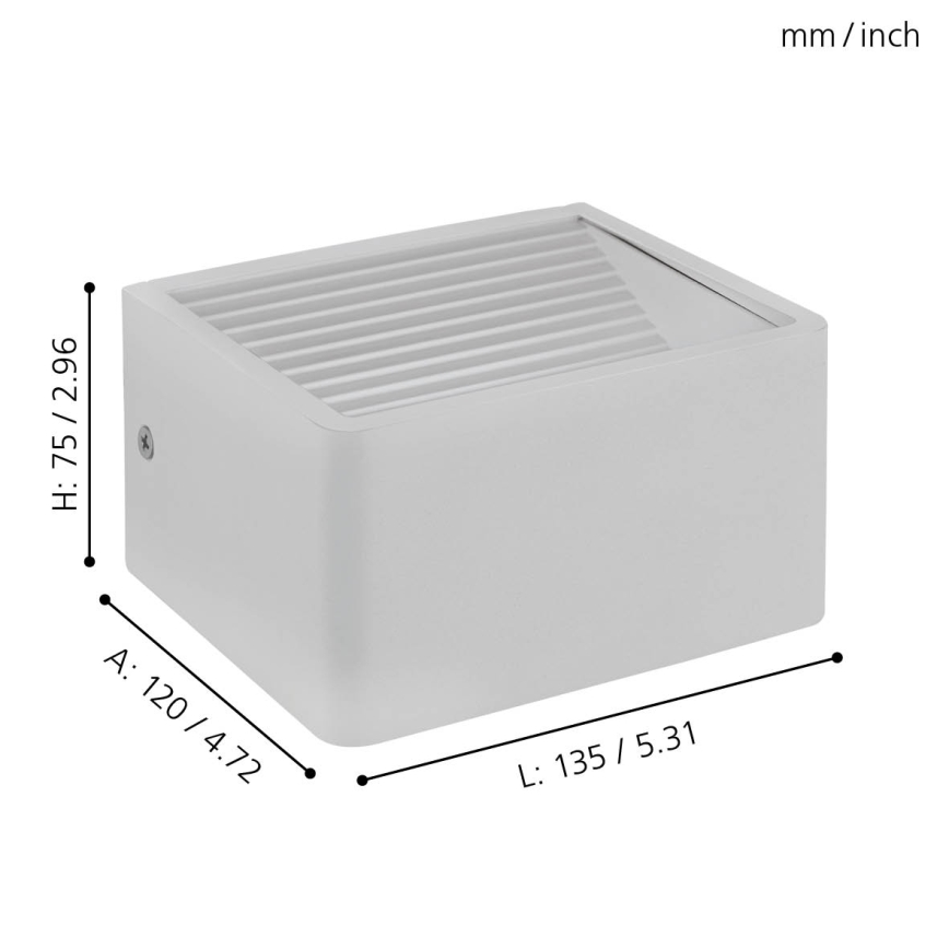 Eglo - LED Outdoor wall light LED/6W/230V IP55
