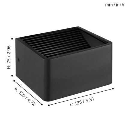Eglo - LED Outdoor wall light LED/6W/230V IP44