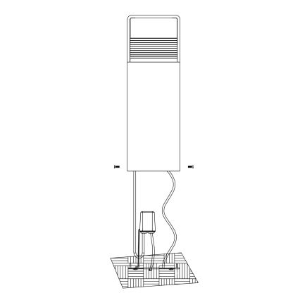 Eglo - LED Outdoor lamp LED/5W/230V IP44