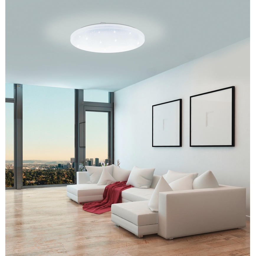 Eglo - LED Dimmable bathroom light LED/12W/230V IP44 + remote control