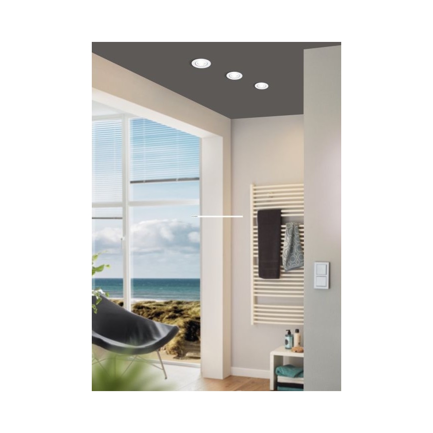 Eglo - LED Dimming recessed ceiling light LED/6W/230V