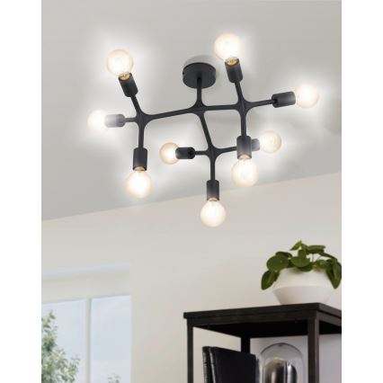 Eglo - Surface-mounted chandelier 9xE27/60W/230V