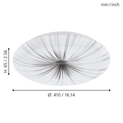 Eglo - LED Ceiling light LED/19,5W/230V