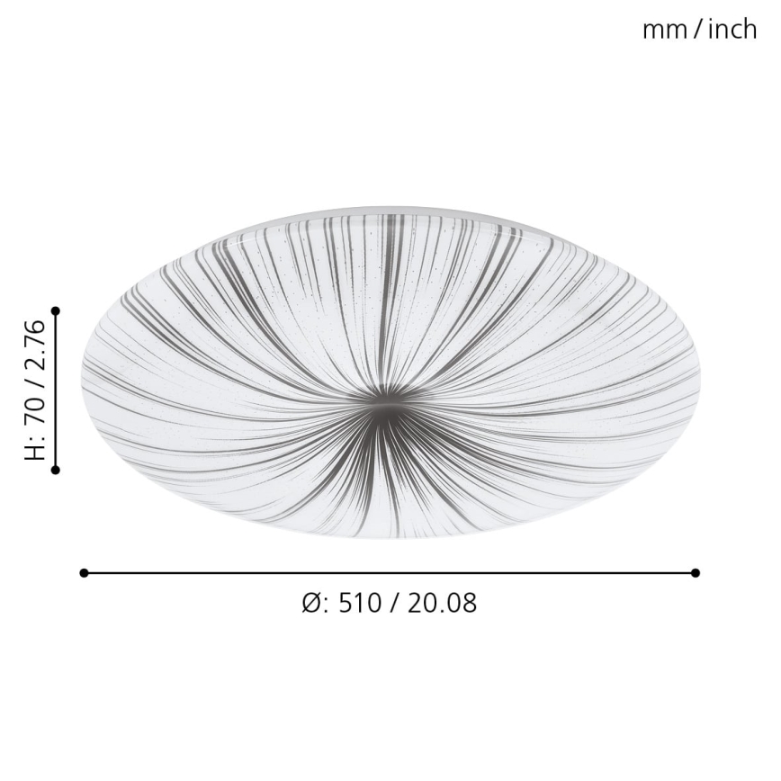 Eglo - LED Ceiling light LED/30,8W/230V