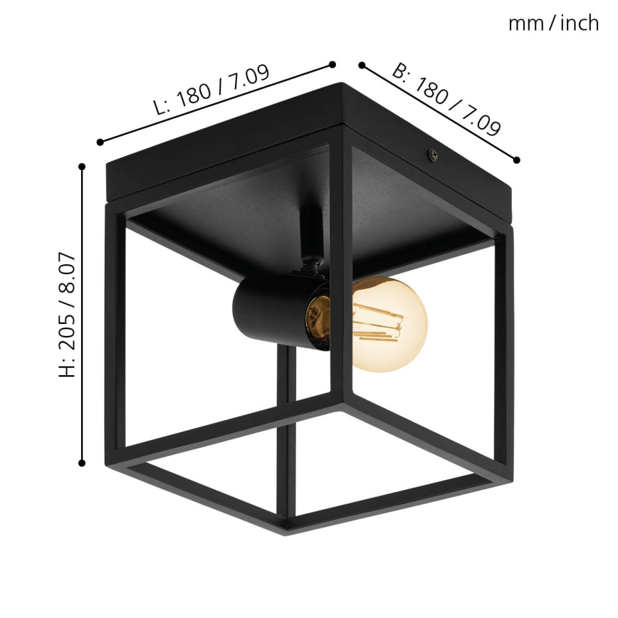 Eglo - Ceiling light 1xE27/40W/230V