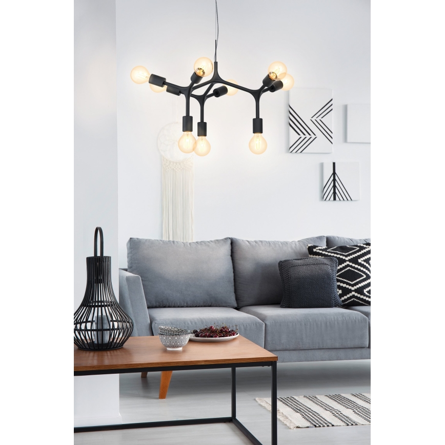 Eglo - Chandelier on a string 9xE27/60W/230V