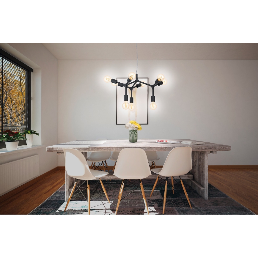 Eglo - Chandelier on a string 9xE27/60W/230V