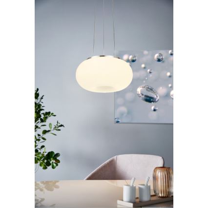 Eglo - LED RGB Dimmable chandelier on a string OPTICA-C LED/21W/230V d. 37,5 cm