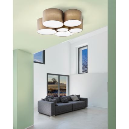 Eglo - Ceiling light 6xE27/40W/230V