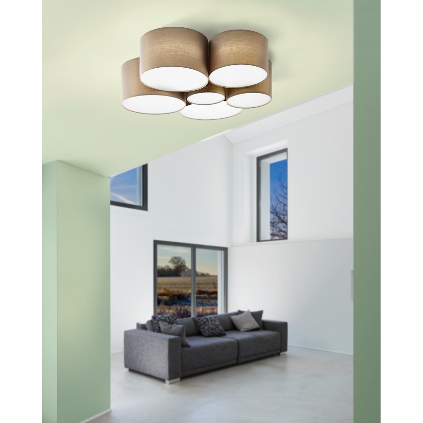 Eglo - Ceiling light 6xE27/40W/230V