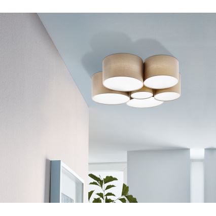Eglo - Ceiling light 6xE27/40W/230V
