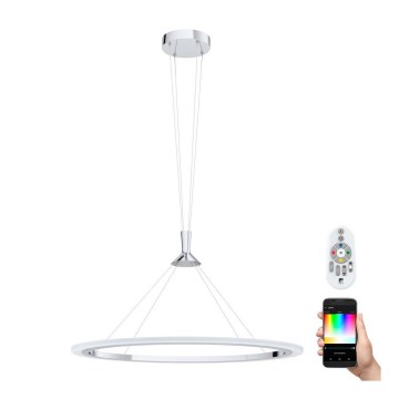 Eglo 98427 - LED RGB Dimmable Cable-Hung Pendant Light HORNITOS-C LED/37W/230V + Remote Control