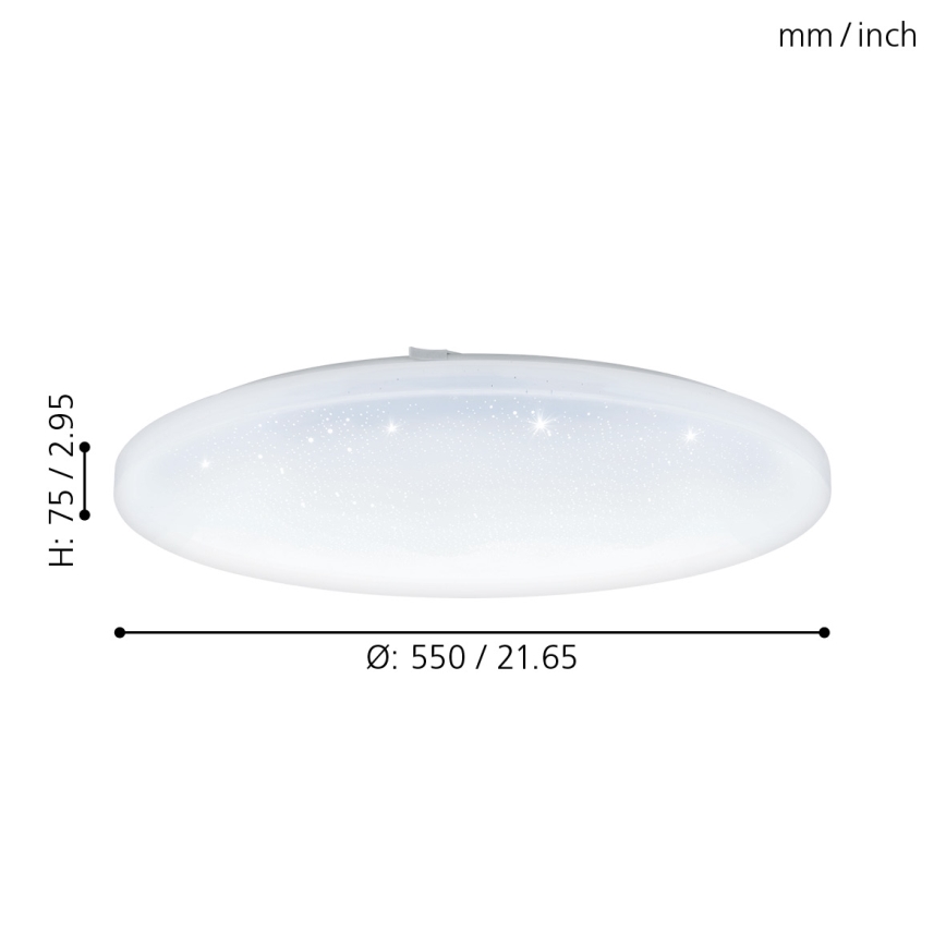 Eglo - LED Ceiling light LED/49,5W/230V