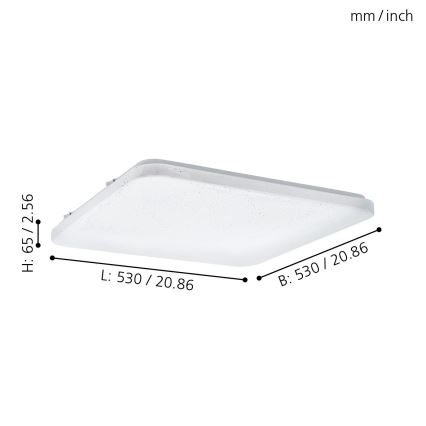 Eglo - LED Ceiling light LED/49,5W/230V