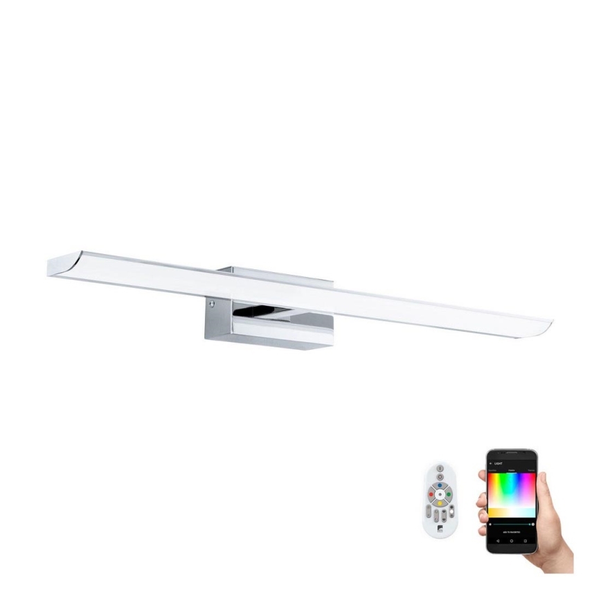 Eglo 98451 - LED RGB Dimmable Bathroom Lighting TABIANO-C LED/15,6W/230V IP44 + remote control