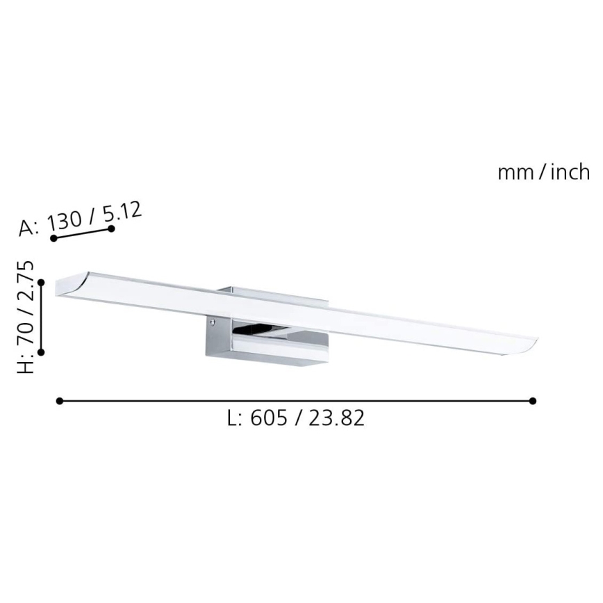 Eglo - LED RGB Dimmable bathroom lighting LED/15,6W/230V IP44 + remote control