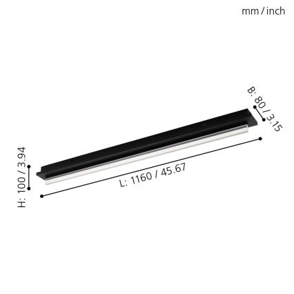 Eglo - LED Ceiling light LED/25W/230V