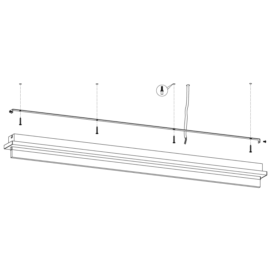 Eglo - LED Ceiling light LED/25W/230V