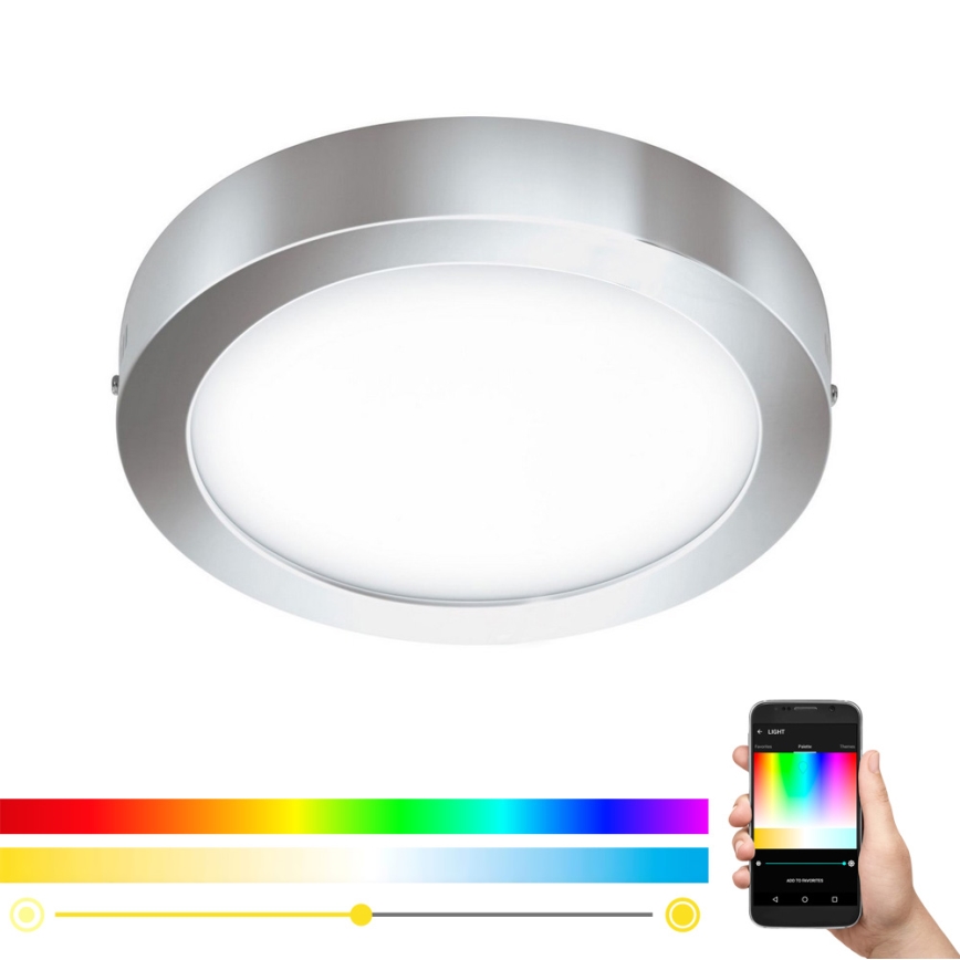 Eglo - LED RGB Dimmable ceiling light FUEVA-C LED/21W/230V