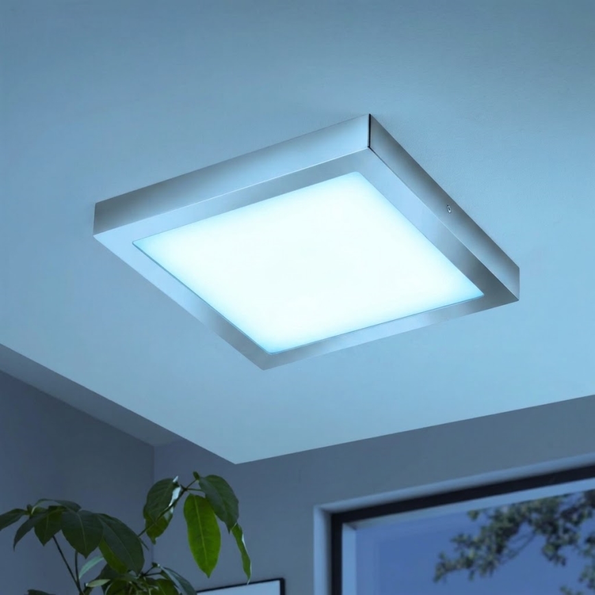 Eglo - RGBW LED Dimmable Ceiling Light FUEVA-C LED/21W/230V Bluetooth IP44 30x30 cm
