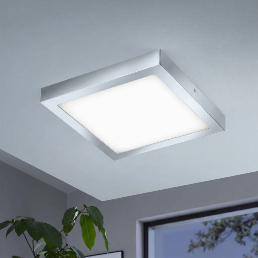 Eglo - RGBW LED Dimmable Ceiling Light FUEVA-C LED/21W/230V Bluetooth IP44 30x30 cm
