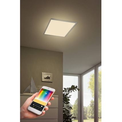 Eglo - LED RGB Dimmable ceiling light TURCONA-C LED/20W/230V + remote control