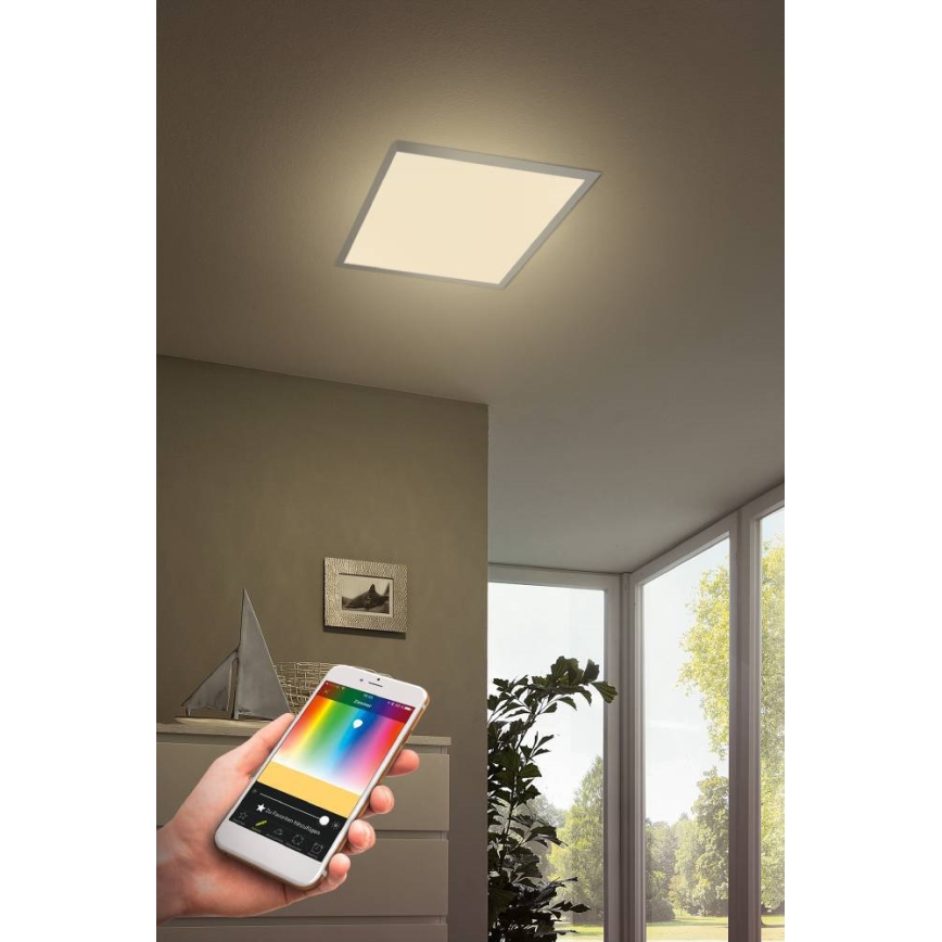 Eglo - LED RGB Dimmable ceiling light TURCONA-C LED/20W/230V + remote control