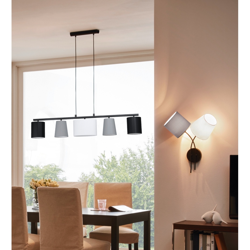 Eglo - LED Cable-Suspended Pendant 5xE14/25W/230V