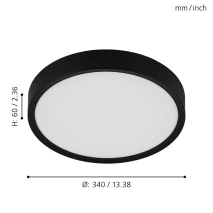 Eglo - LED Ceiling light LED/16,8W/230V