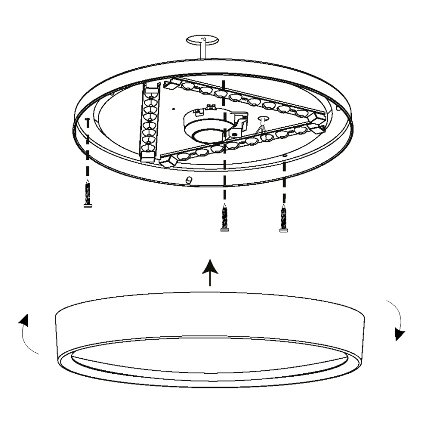 Eglo - LED Ceiling light LED/16,8W/230V