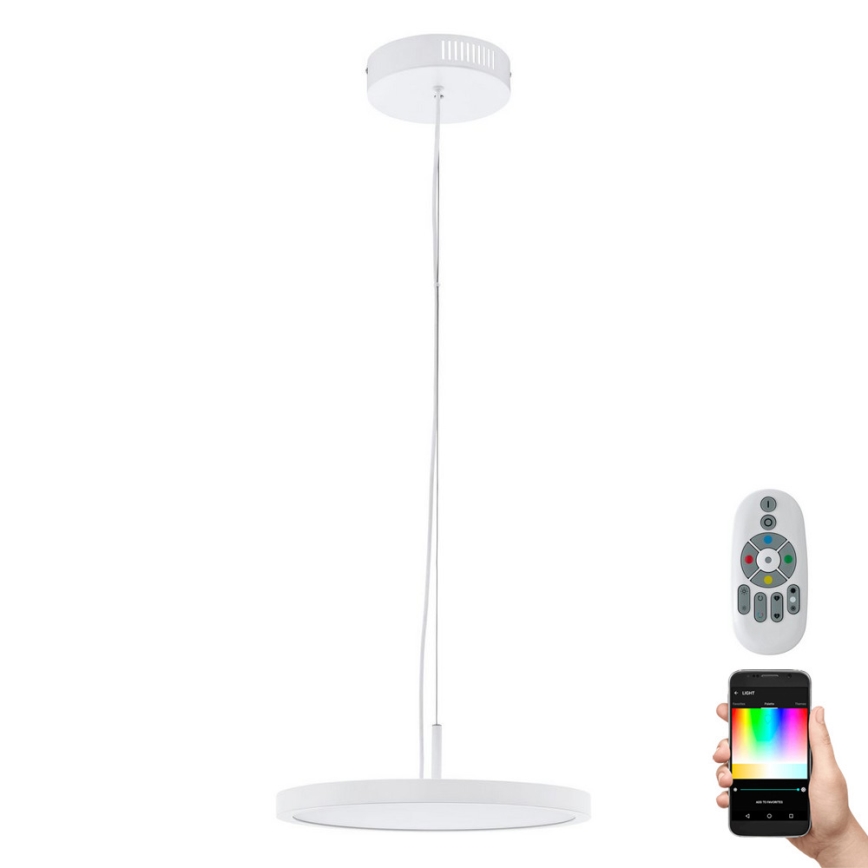 Eglo - LED RGB Dimmable chandelier on a string CERIGNOLA-C LED/21W/230V + remote control