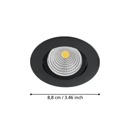 Eglo - LED Dimming recessed ceiling light LED/6W/230V