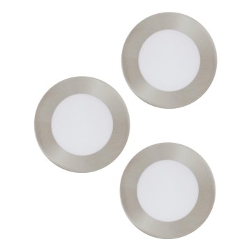 Eglo 98632 - Set of 3 FUEVA LED recessed downlights, 5W, 230V, Ø 12 cm