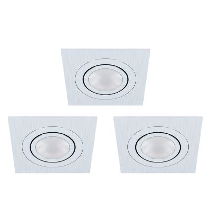 Eglo - SET 3xLED Recessed light AREITIO 3xGU10/5W/230V