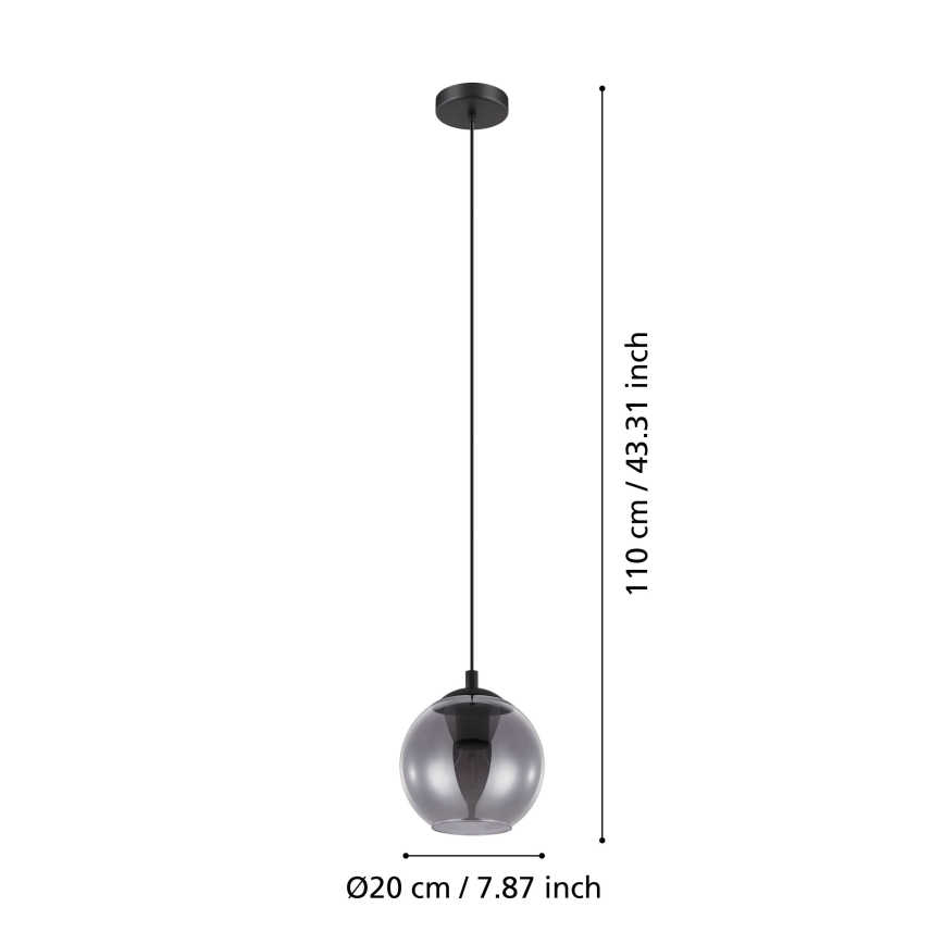 Eglo - Chandelier on a string 1xE27/40W/230V