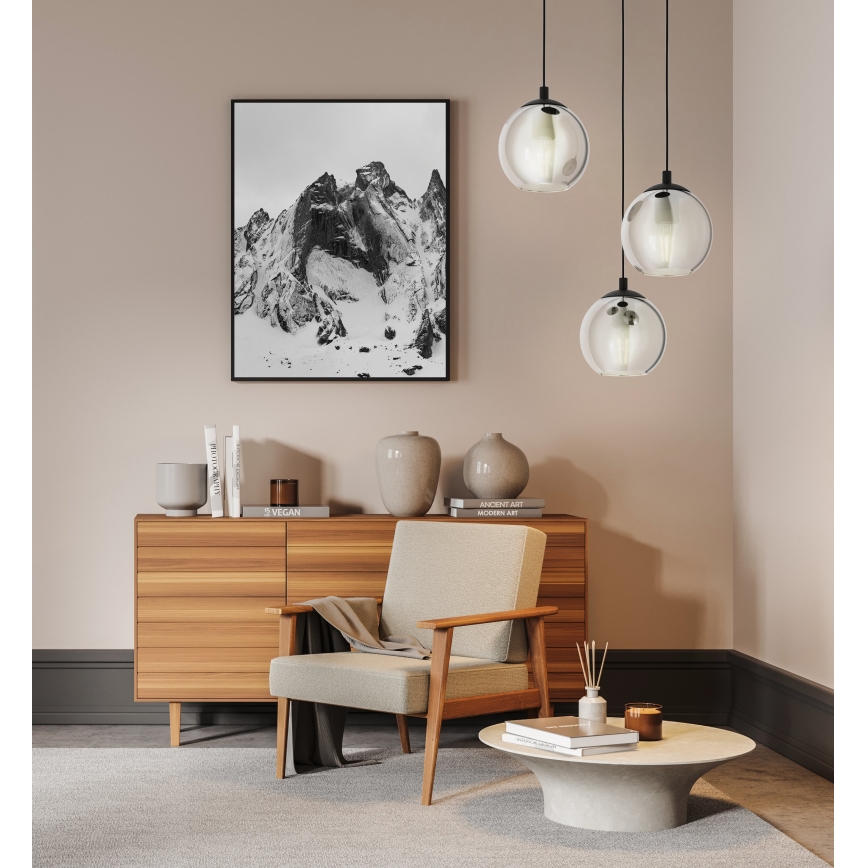 Eglo 98653 - Chandelier on a string ARISCANI 3xE27/40W/230V