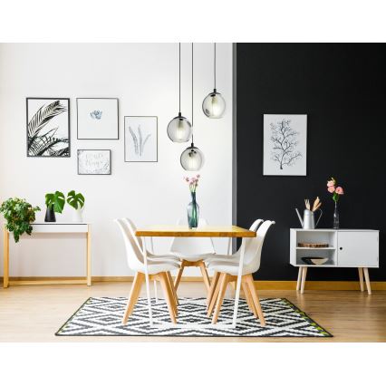Eglo 98653 - Chandelier on a string ARISCANI 3xE27/40W/230V