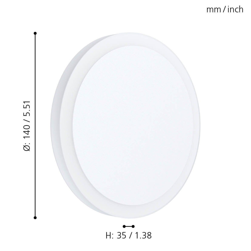 Eglo - LED Ceiling light LED/5,4W/230V